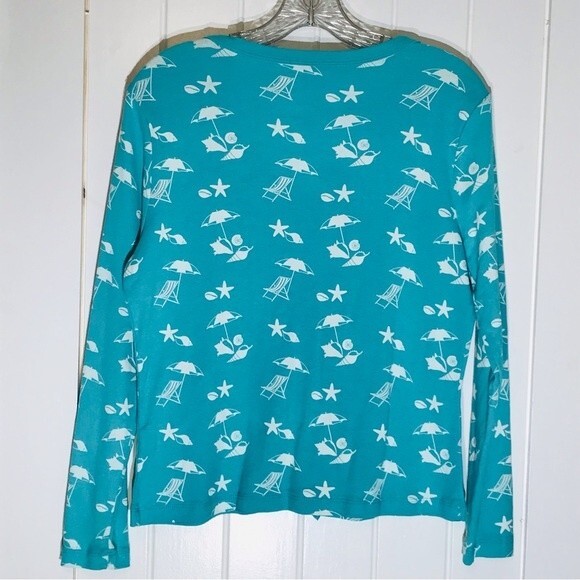 2 A Tee V Neck Ruffled Lightweight Cardigan NWOT - Picture 9 of 9